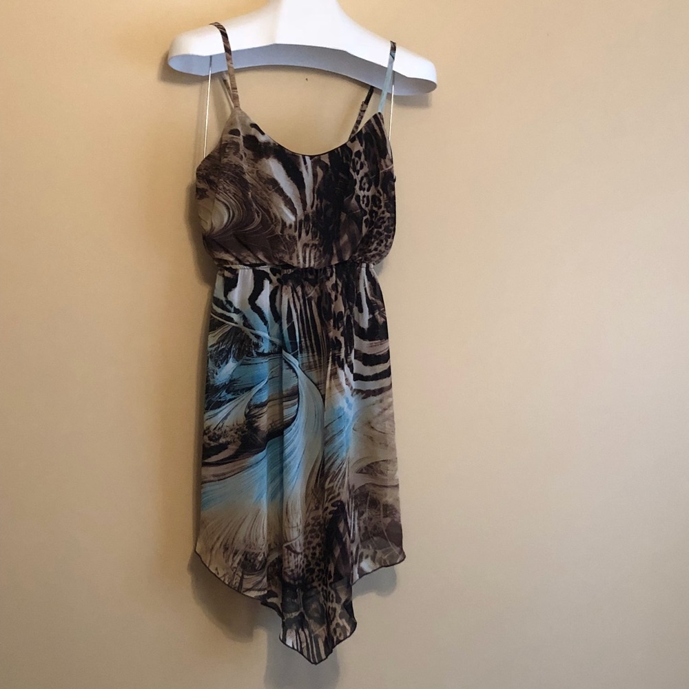 Ruby Rox Size M Lined Printed Dress